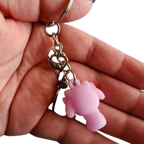 Kawaii Hello Kitty Charm Keychain - Picture 4 of 4